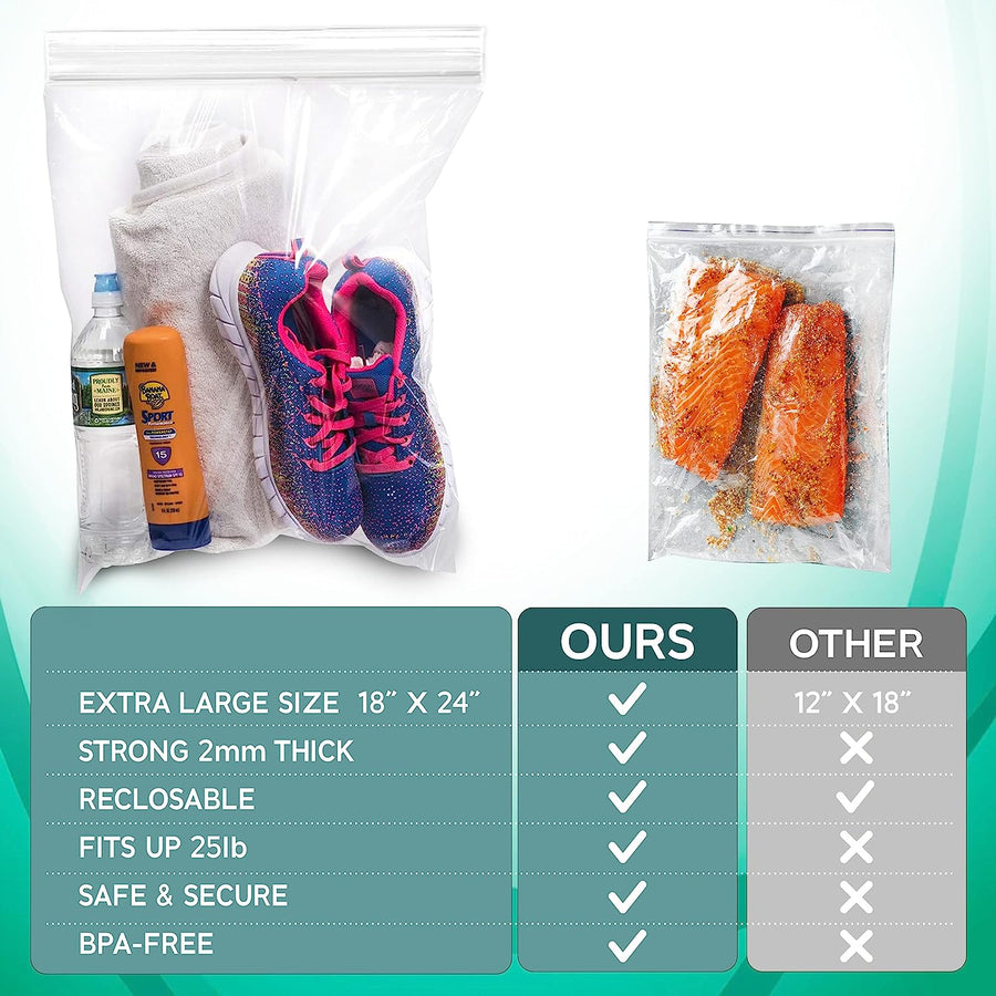 All Travel Sizes: Wholesale Ziploc Gallon Storage Bags: Accessories